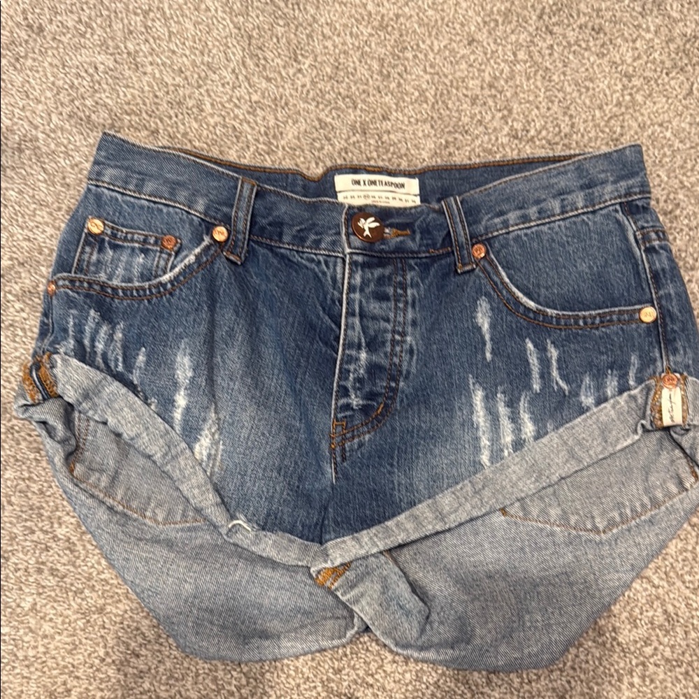 One Teaspoon Bandit Denim Shorts